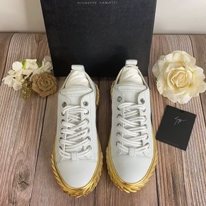 Giuseppe Zanotti White Leather Sneakers